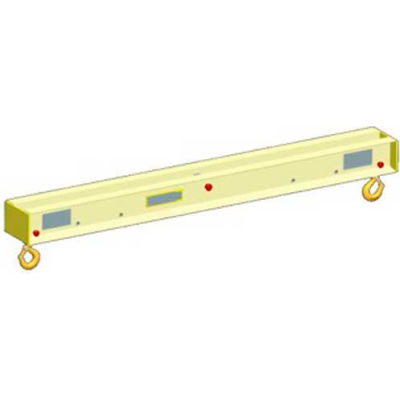 M&W 10' Ultra Low Headroom Lift Beam 2000 Lb. Capacity