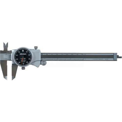 Mitutoyo 505-742-56 0-6" Dial Caliper W/Black Dial