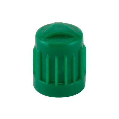 Green Plastic Valve Cap for Nitrogen Inflated Tires