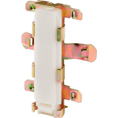 Prime-Line N 6603 Closet Door Guide, Bottom Mount, Snap-In,(Pack of 2)