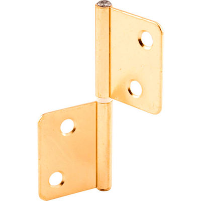 Prime-Line N 7025 Bi-Fold Door Hinge, Brass Plated Steel | B2234397