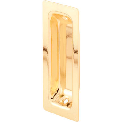 Prime-Line N 7138 Closet Door Pull, 1 3/8-Inch, Solid Brass,(Pack of 2)