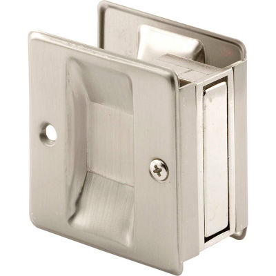 Prime-Line N 7238 Pocket Door Passage Pull, Satin Nickel