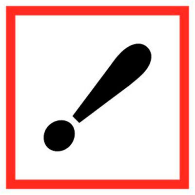 NMC GHS2062AL2, Compressed Air GHS Label, Paper, 2" x 2", 250/ROLL