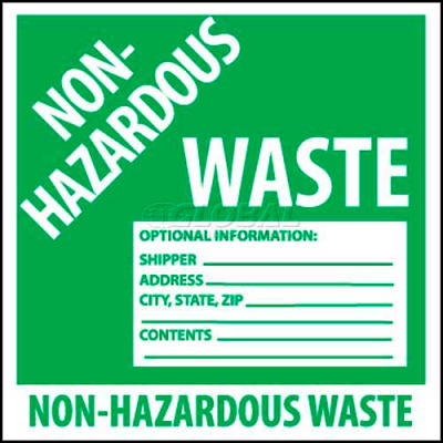 waste hazardous globalindustrial nmc asbestos danger dobie brite contaminates caution sponges hazmat