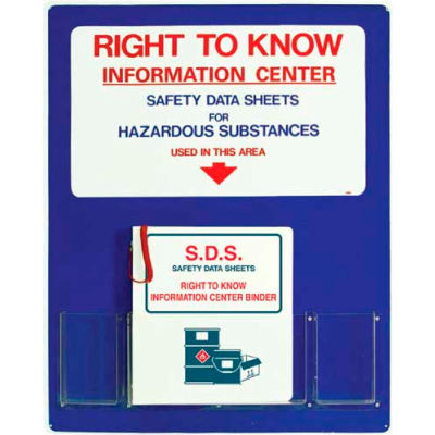 Signs | Right-To-Know & SDS Signs | NMC RTK20, Right to Know ...