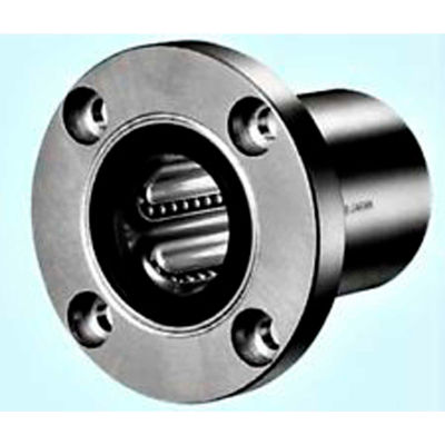 NB Corp SWF32GUU 2" ID Round Flange Type Linear Bearing W/Resin Retainer & Seals, Steel