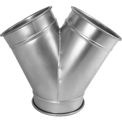 Nordfab QF Y Branch 30 Degree 10-10-10, 10" Dia, 304 Stainless Steel