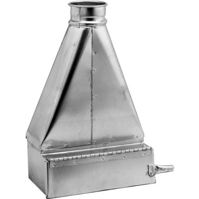 Nordfab QF Floor Sweep, 5" Dia, Galvanized Steel
