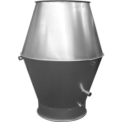 Nordfab QF Jet Cap, 8" Dia, Galvanized Steel