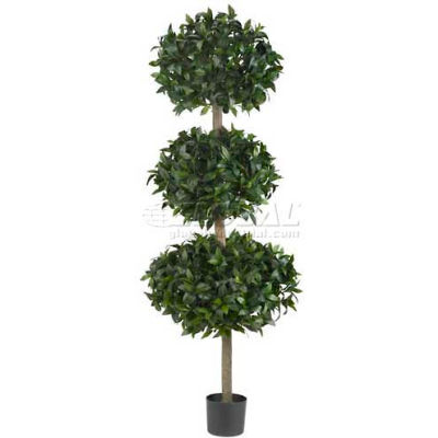 Nearly Natural 69'' Sweet Bay Triple Ball Tree