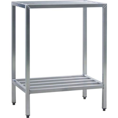 New Age - Aluminum Heavy Duty 2-Shelf Rack, 24"W x 48"H x 42"L