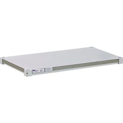 New Age - Aluminum Adjustable Solid Brute Shelf, 24"W x 30"L