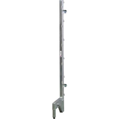 New Age - Cantilever Rack Free Stand Left Upright for 24" Shelf, 27 1/2" L x 72.75 ' H, Aluminum