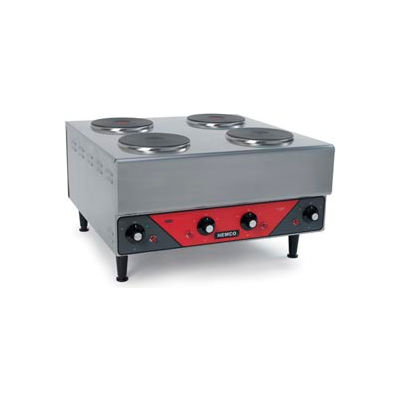 NEMCO® Four Burner - Raised 6311-2-240 - 2 Front Burners, 2 Back Burners