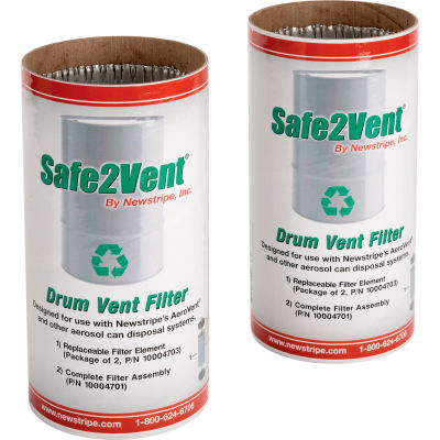 Newstripe Safe2Vent™ Replacement Carbon Filter, 2/Pack, 10004703