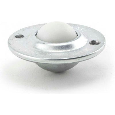 Hudson Bearings 1" Nylon Ball Carbon Steel Low-Profile Flying Saucer Ball Transfer NFSBT-1CS
