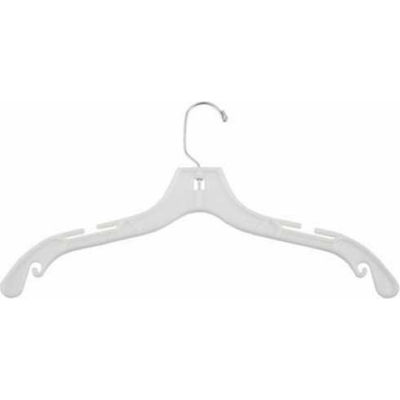NAHANCO 1300WW Bridal Hanger-Jumbo Heavy Weight, 17"L, Plastic-WH, Pkg Qty 100