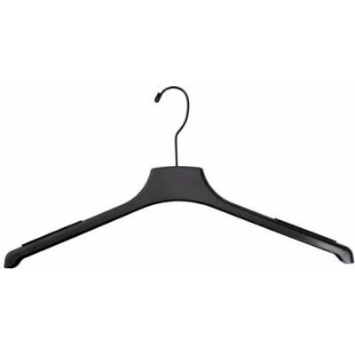 NAHANCO BH350BHMG Hanger-Sportsmen's Outerwear, 18-3/4"L, Plastic-BK, Pkg Qty 100