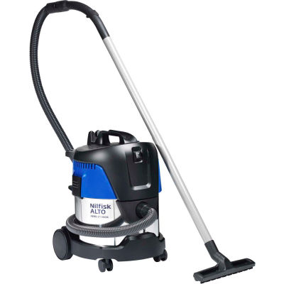 Nilfisk Aero 21 HEPA - Wet/Dry HEPA Vacuum w/Stainless Steel Tank, 20 Liter