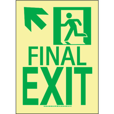 Glow NYC - Final Exit Sign Up Left