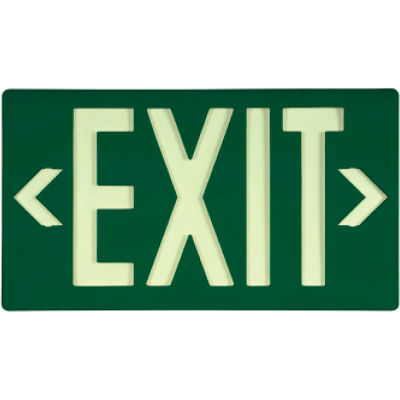 Glo-Brite® ECO Exit Sign- Green Single Face, 7040100B
