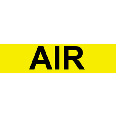 Pressure-Sensitive Pipe Marker - Air, Pack Of 25