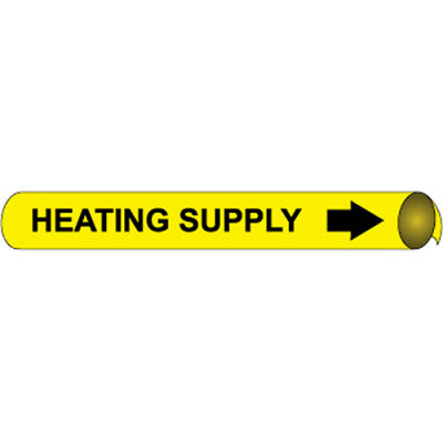 Precoiled and Strap-on Pipe Marker - Heating Supply