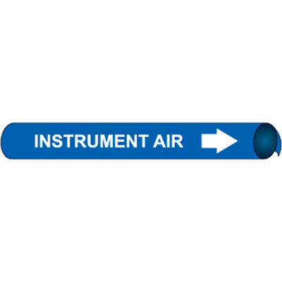 Precoiled and Strap-on Pipe Marker - Instrument Air