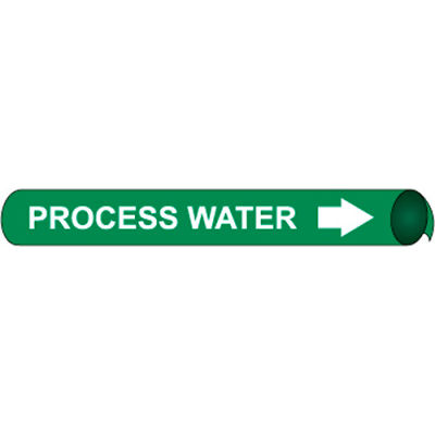 Precoiled and Strap-on Pipe Marker - Process Water