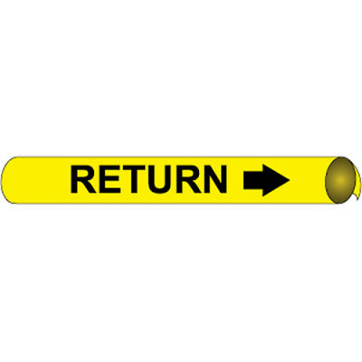 Precoiled and Strap-on Pipe Marker - Return