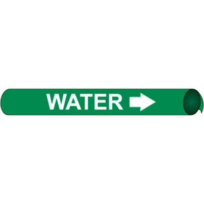 Precoiled and Strap-on Pipe Marker - Water