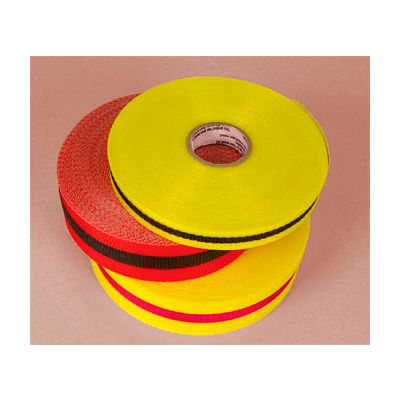 Webbed Barrier Tape - Red/Black - 3/4"W
