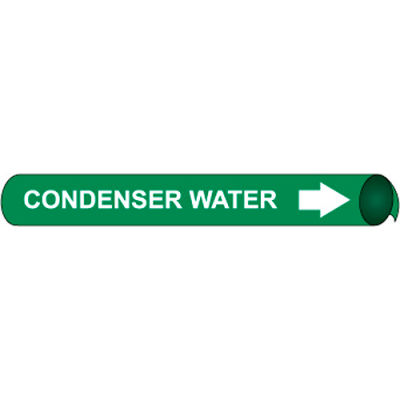 Precoiled and Strap-on Pipe Marker - Condenser Water