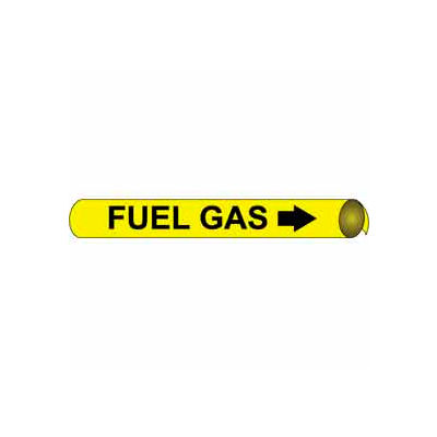 Precoiled and Strap-on Pipe Marker - Fuel Gas