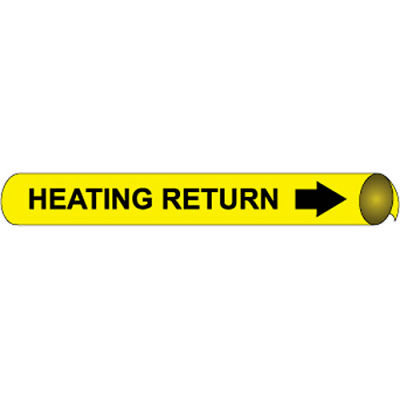 Precoiled and Strap-on Pipe Marker - Heating Return
