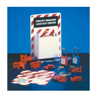 Circuit Breaker Lockout Center with Supplies
