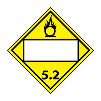 DOT Placard - Organic Peroxide 5.2