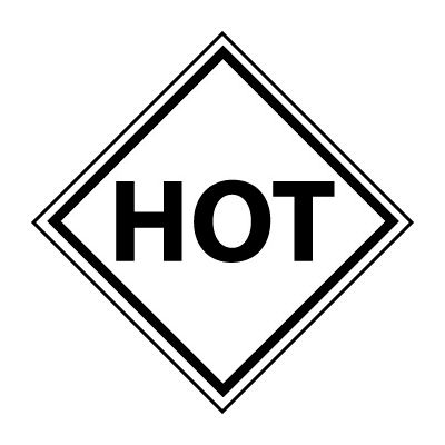DOT Placard - Hot