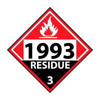 DOT Placard - Four Digit 1993