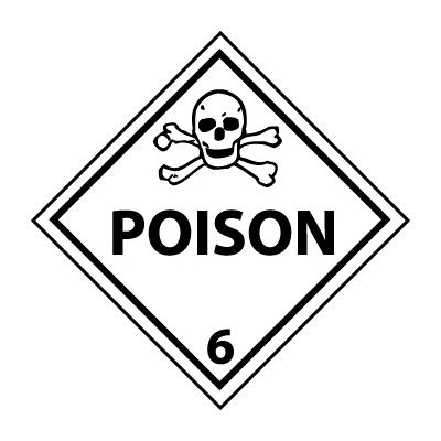 DOT Placard - Poison 6