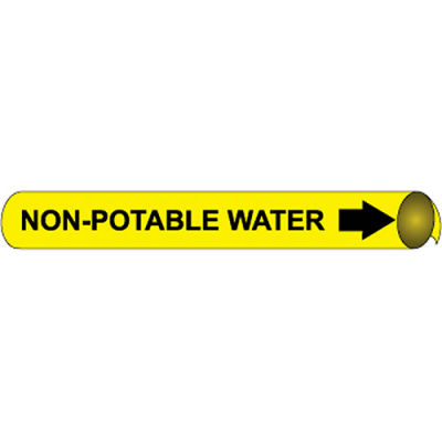 Precoiled and Strap-on Pipe Marker - Non-Potable Water