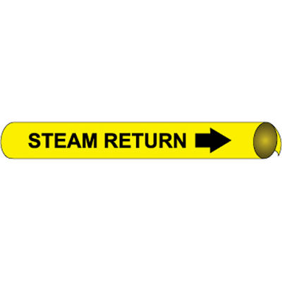 Precoiled and Strap-on Pipe Marker - Steam Return