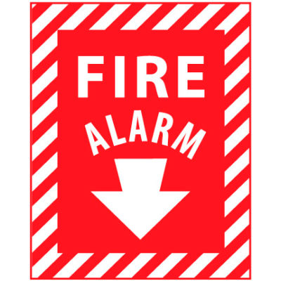 Fire Safety Sign - Fire Alarm - Plastic