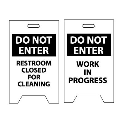 Floor Sign - Do Not Enter Restroom Closed For Cleaning
