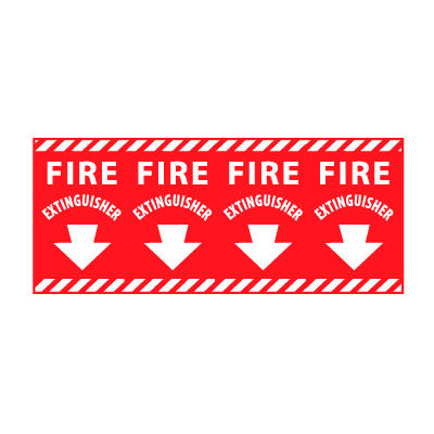 Fire Safety Sign - Fire Extinguisher Column Marker