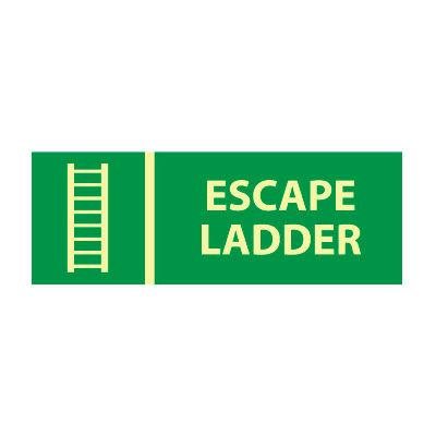 Glow Sign Vinyl - Escape Ladder