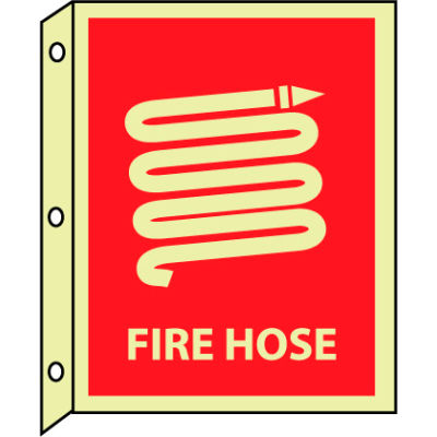 3D Glow Sign Plastic - 110X8 Fire Hose