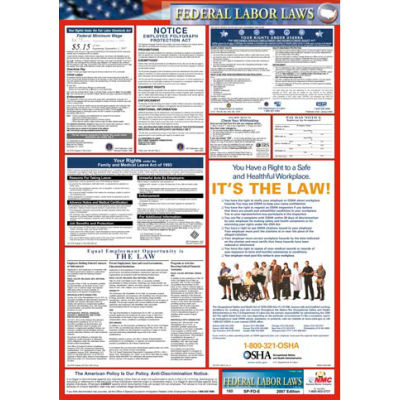 Labor Law Poster - Federal Labor Law Poster