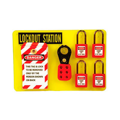 Lockout Station with Contents